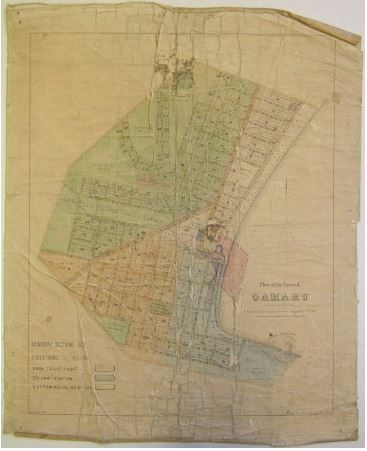 Plan of the town of Oamaru 1860, Waitaki District Archive 568