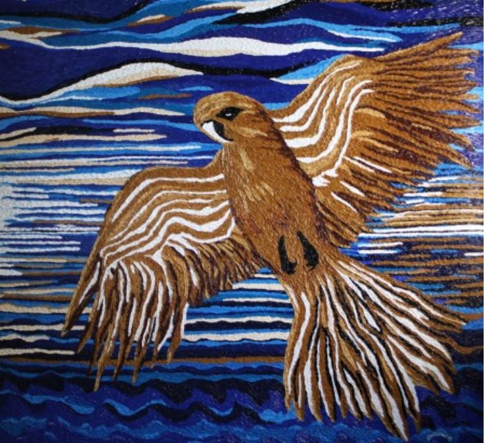 Phoenix Rising (detail), Suzanne Hood-Everett, 2023