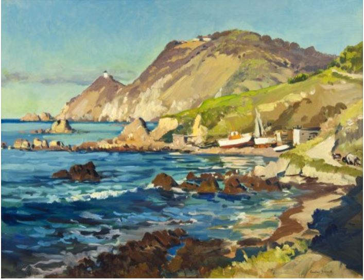 Douglas Badcock, Boat Harbour, Nugget Point, 1959