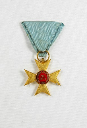 Serbian Cross of Mercy 1912 medal North Otago Museum 97/1105