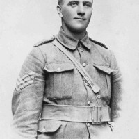 Photograph of Donald Forrester Brown VC in uniform  