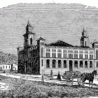 New Zealand Exhibition Building, Dunedin 1865